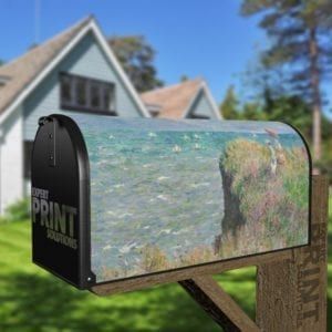 The Cliff Walk at Pourville by Claude Monet Decorative Curbside Farm Mailbox Cover