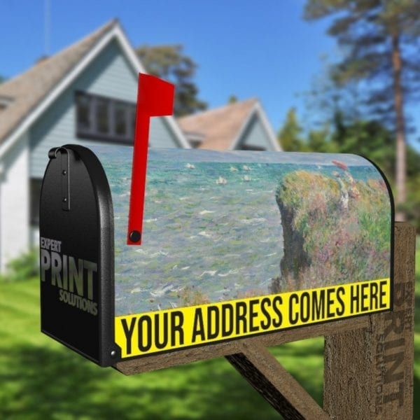 The Cliff Walk at Pourville by Claude Monet Decorative Curbside Farm Mailbox Cover