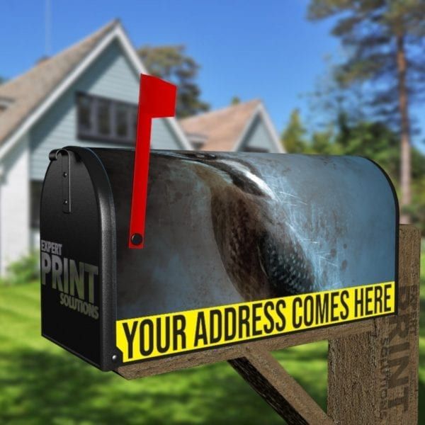 Twilight Kingfisher Decorative Curbside Farm Mailbox Cover
