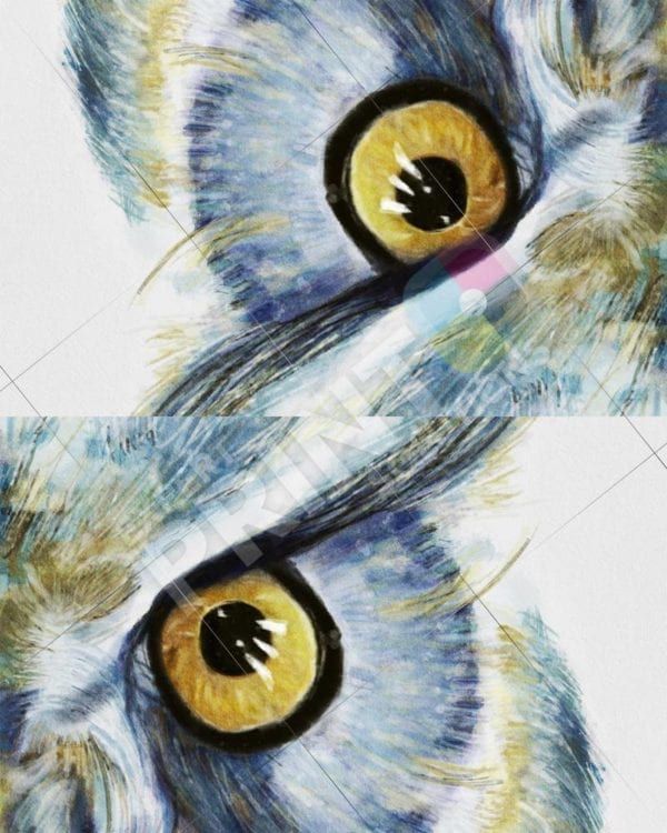 Beautiful Horned Owl Head Decorative Curbside Farm Mailbox Cover