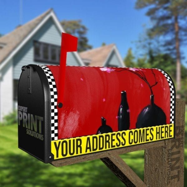 Japanese Zen Design Decorative Curbside Farm Mailbox Cover