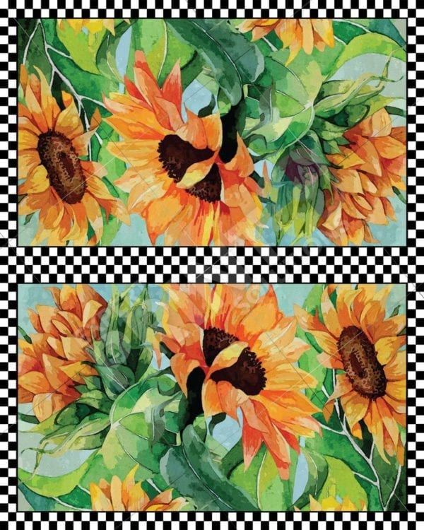 Beautiful Blooming Sunflowers Decorative Curbside Farm Mailbox Cover