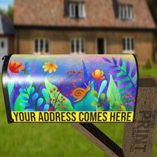 Colorful Fairy Garden Decorative Curbside Farm Mailbox Cover