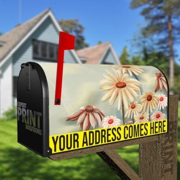 Pretty Morning Daisies Decorative Curbside Farm Mailbox Cover