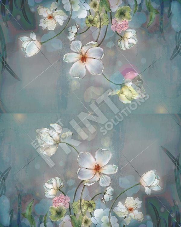 Cute Little White Flowers Decorative Curbside Farm Mailbox Cover