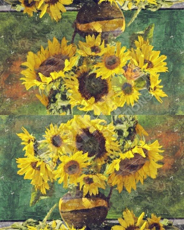 Sunflowers in the Table Decorative Curbside Farm Mailbox Cover