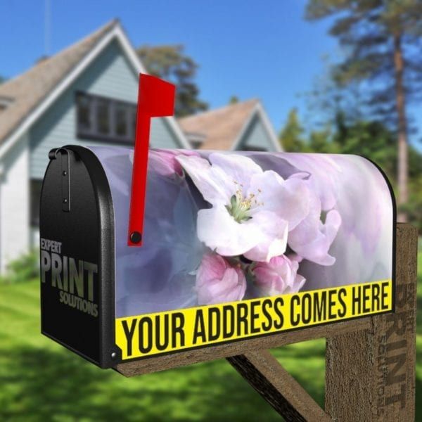 Delicate Pink Dog Roses Decorative Curbside Farm Mailbox Cover