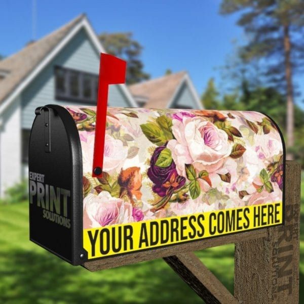 Victorian Rose Bouquets #3 Decorative Curbside Farm Mailbox Cover