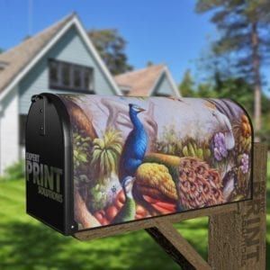 Birds in a Blooming Forest Decorative Curbside Farm Mailbox Cover