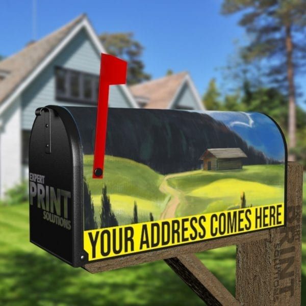 Old Farm in the Valley Decorative Curbside Farm Mailbox Cover