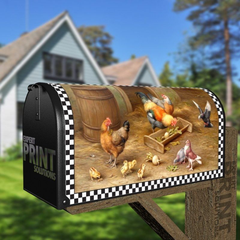 Life of the Barnyard Animals #9 Decorative Curbside Farm Mailbox Cover