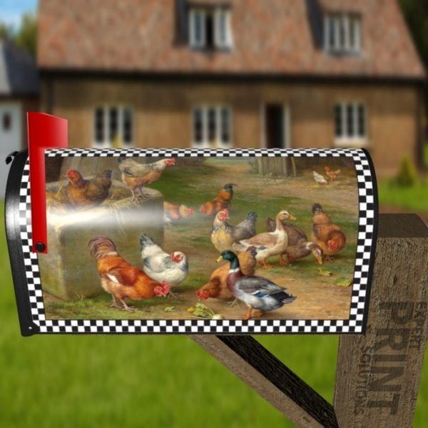 Life of the Barnyard Animals #10 Decorative Curbside Farm Mailbox Cover