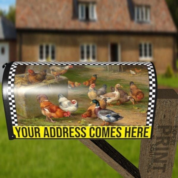 Life of the Barnyard Animals #10 Decorative Curbside Farm Mailbox Cover