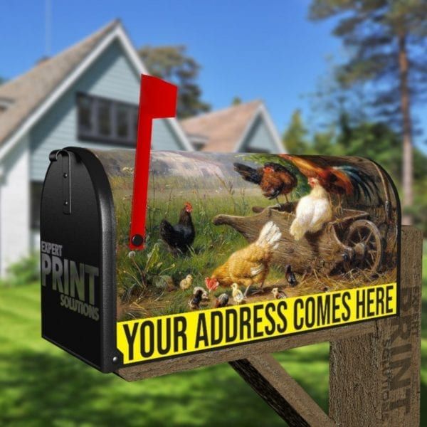 Life of the Barnyard Animals #14 Decorative Curbside Farm Mailbox Cover