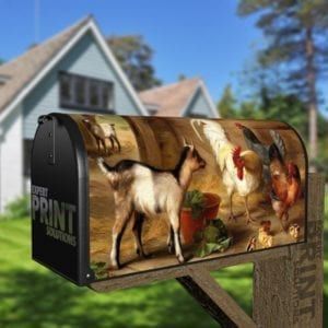 Life of the Barnyard Animals #15 Decorative Curbside Farm Mailbox Cover