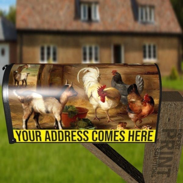 Life of the Barnyard Animals #15 Decorative Curbside Farm Mailbox Cover