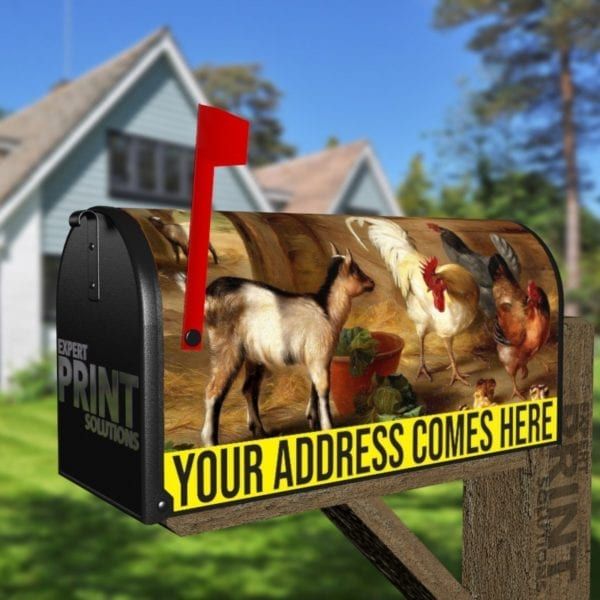 Life of the Barnyard Animals #15 Decorative Curbside Farm Mailbox Cover