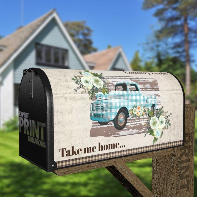 Country Road Truck Decorative Curbside Farm Mailbox Cover