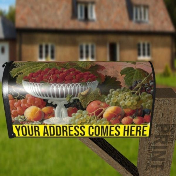 Beautiful Still Life with Juicy Fruit #9 Decorative Curbside Farm Mailbox Cover