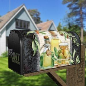 Beautiful Kitchen Design with Olives #3 Decorative Curbside Farm Mailbox Cover