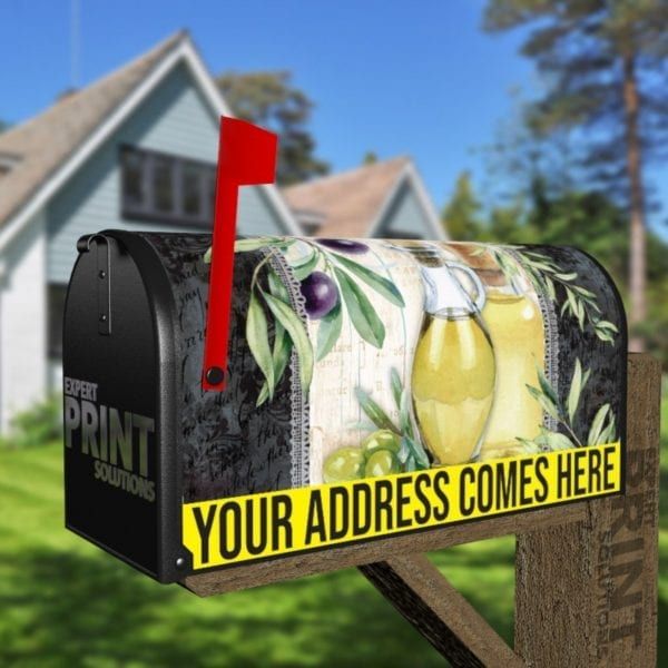 Beautiful Kitchen Design with Olives #5 Decorative Curbside Farm Mailbox Cover