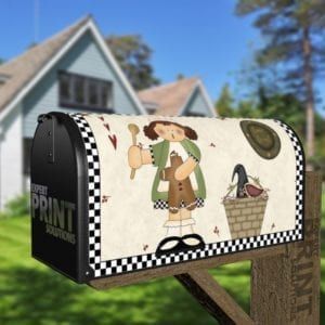 Primitive Country Kitchen #2 Decorative Curbside Farm Mailbox Cover