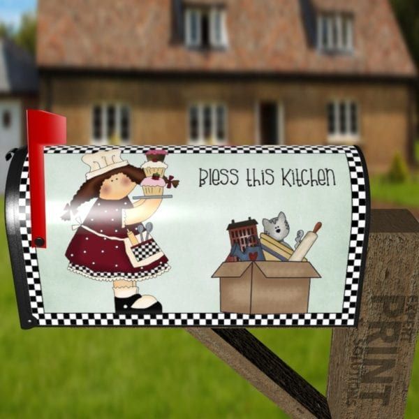 Primitive Country Kitchen #3 Decorative Curbside Farm Mailbox Cover