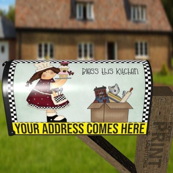 Primitive Country Kitchen #3 Decorative Curbside Farm Mailbox Cover