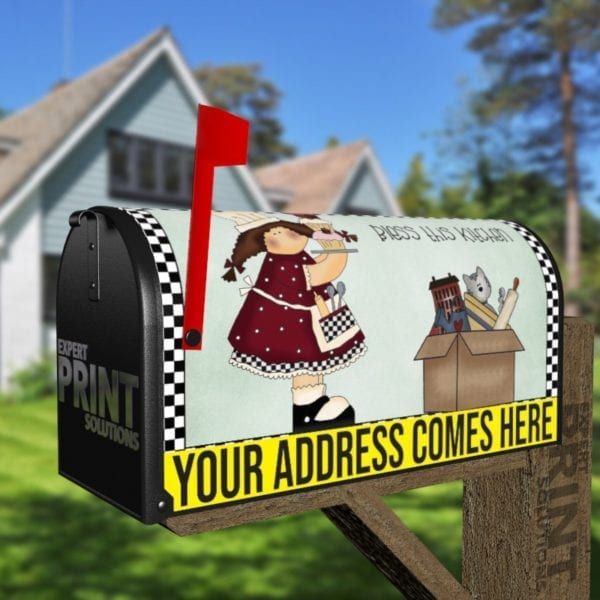 Primitive Country Kitchen #3 Decorative Curbside Farm Mailbox Cover