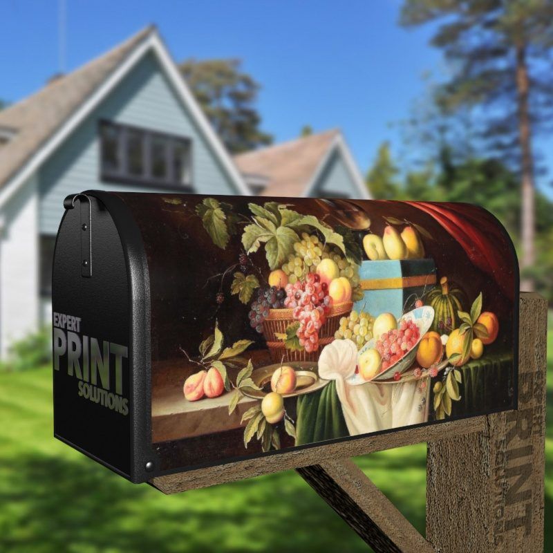 Beautiful Still Life with Juicy Fruit #13 Decorative Curbside Farm Mailbox Cover