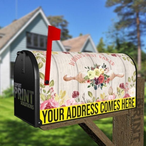 World's Best Baker Decorative Curbside Farm Mailbox Cover