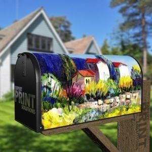 Country Homes in Tuscany Decorative Curbside Farm Mailbox Cover