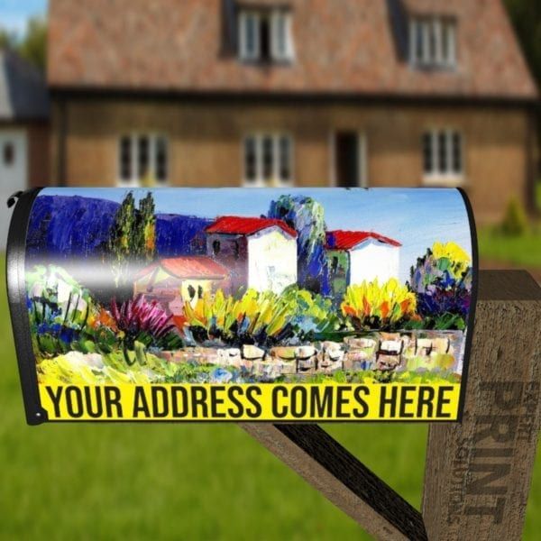 Country Homes in Tuscany Decorative Curbside Farm Mailbox Cover