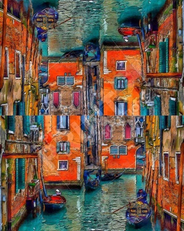 Beautiful Buildings of Venice Decorative Curbside Farm Mailbox Cover