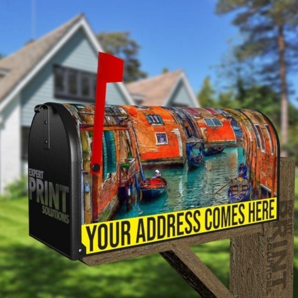 Beautiful Buildings of Venice Decorative Curbside Farm Mailbox Cover