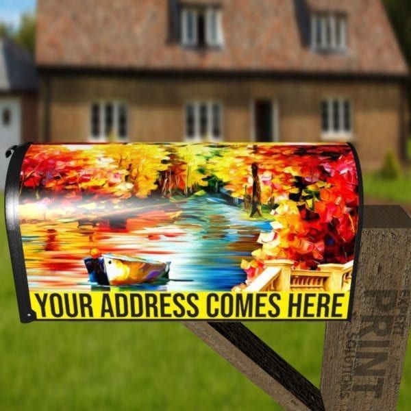 Rainbow River Decorative Curbside Farm Mailbox Cover
