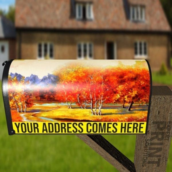 Autumn Countryside Decorative Curbside Farm Mailbox Cover