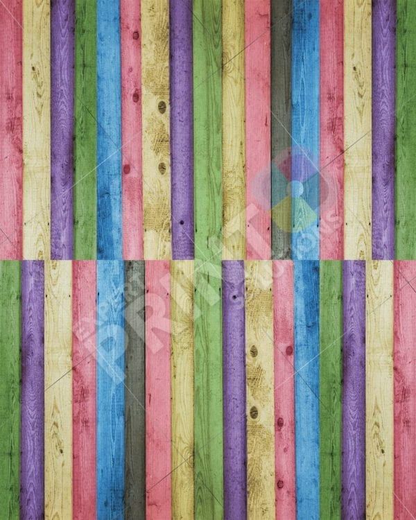 Colorful Wood Pattern Decorative Curbside Farm Mailbox Cover