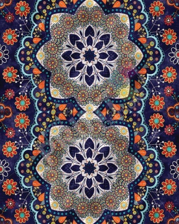 Beautiful Ethnic Mandala Design #1 Decorative Curbside Farm Mailbox Cover