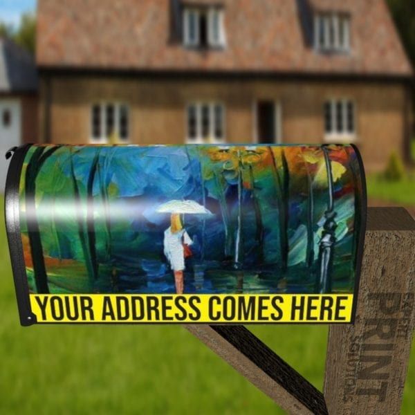 Rainy Evening Decorative Curbside Farm Mailbox Cover