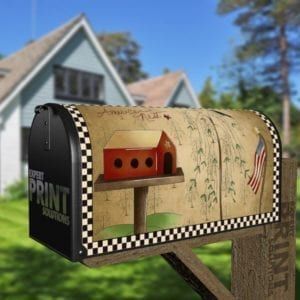 Prim American Nest #1 Decorative Curbside Farm Mailbox Cover