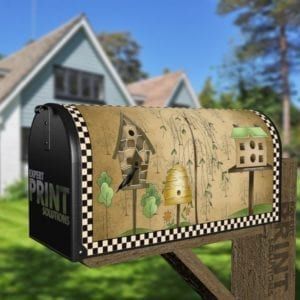 Prim American Nest #3 Decorative Curbside Farm Mailbox Cover
