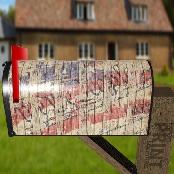 Rustic American Design Decorative Curbside Farm Mailbox Cover