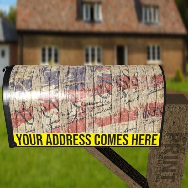 Rustic American Design Decorative Curbside Farm Mailbox Cover