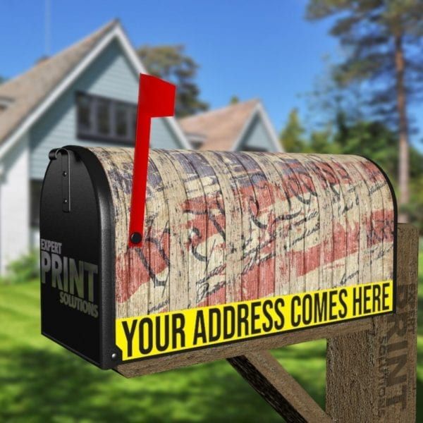 Rustic American Design Decorative Curbside Farm Mailbox Cover