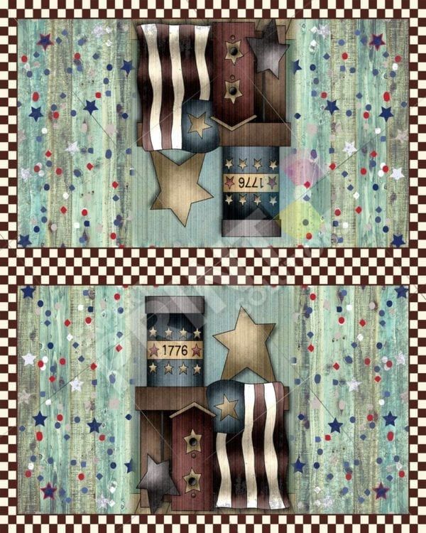 Prim Country USA American Design #5 Decorative Curbside Farm Mailbox Cover