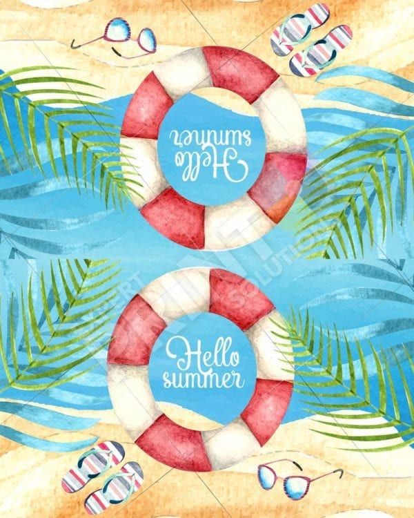 Beautiful Summer Holiday Design #2 Decorative Curbside Farm Mailbox Cover