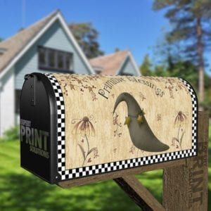 Primitive Country Folk Design #18 - Primitive Blessings Decorative Curbside Farm Mailbox Cover