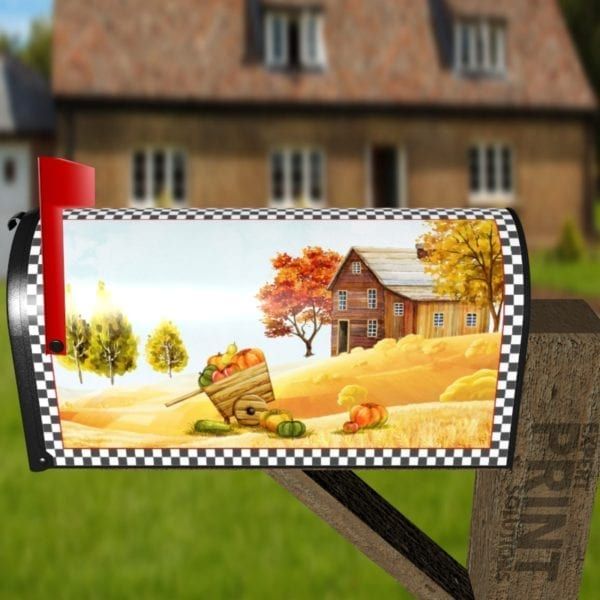 Farm Sweet Farm Decorative Curbside Farm Mailbox Cover