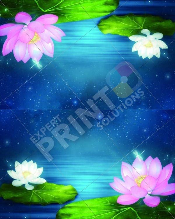 The Moon and Waterlilies Decorative Curbside Farm Mailbox Cover